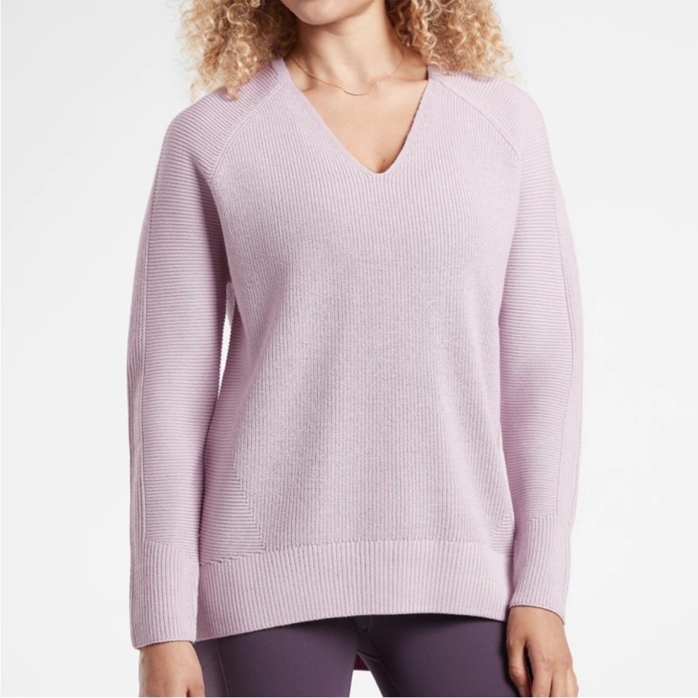 Athleta Hanover V-Neck Sweater